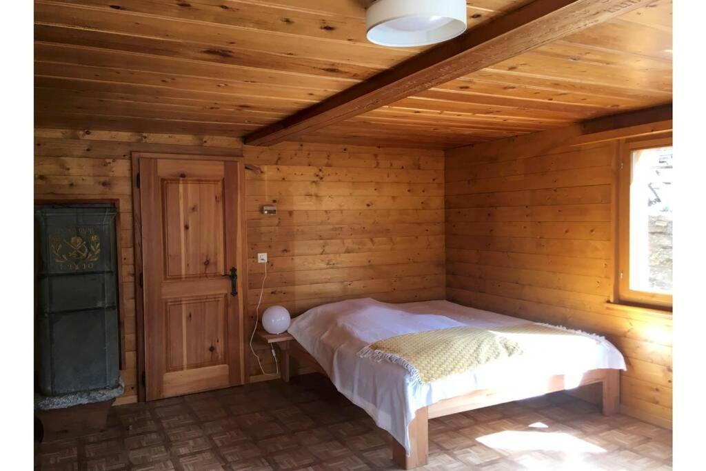 Alpia 26 - Zwei Zimmerwohnung In Traditionellem Walliser Haus Gasenried Екстериор снимка